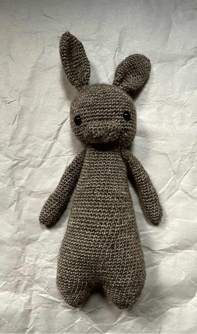 Croched bunny stuffed animal